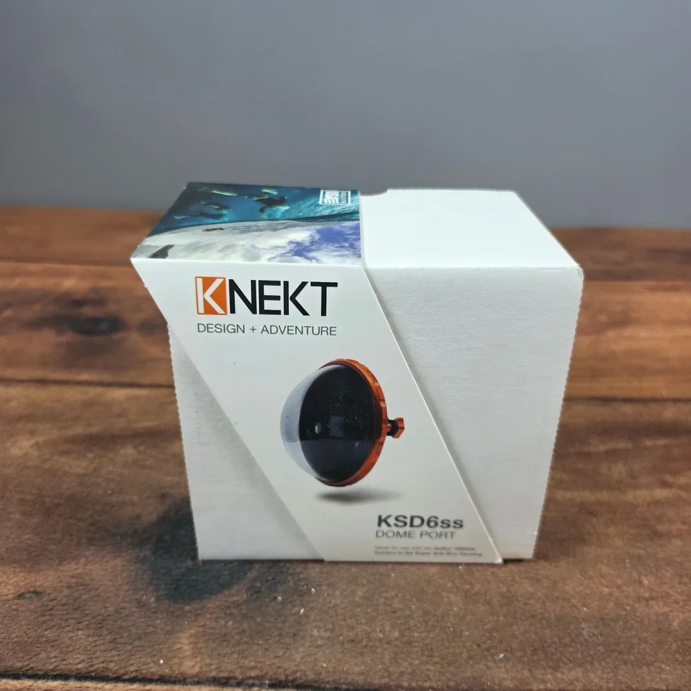KNEKT KSD6ss Dome Port GoPro HERO3 HERO4 One Size Clear New Underwater Housing